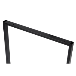 Noga stalowa pod stół biurko rama na wymiar profil 40x20mm czarna loft NST-R04